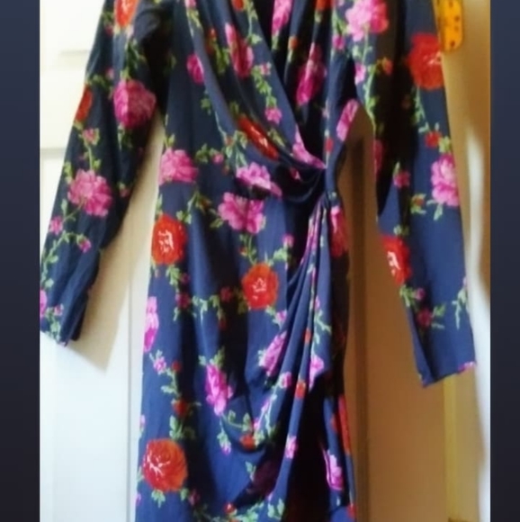 Ungaro Parallele Paris Faux Wrap Dress - Picture 7 of 10